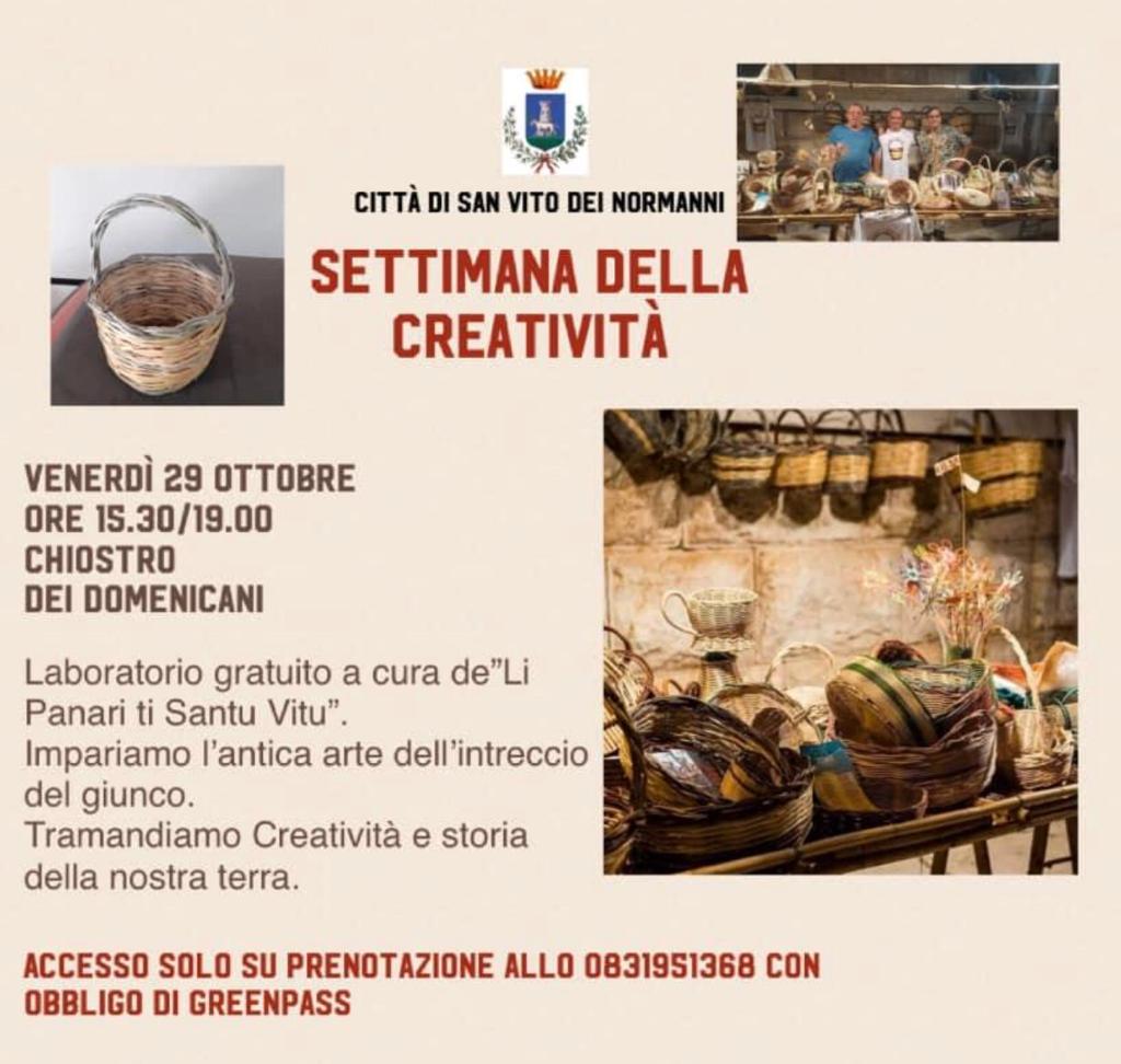 Laboratorio - Impariamo l’antica arte dell’intreccio del giunco