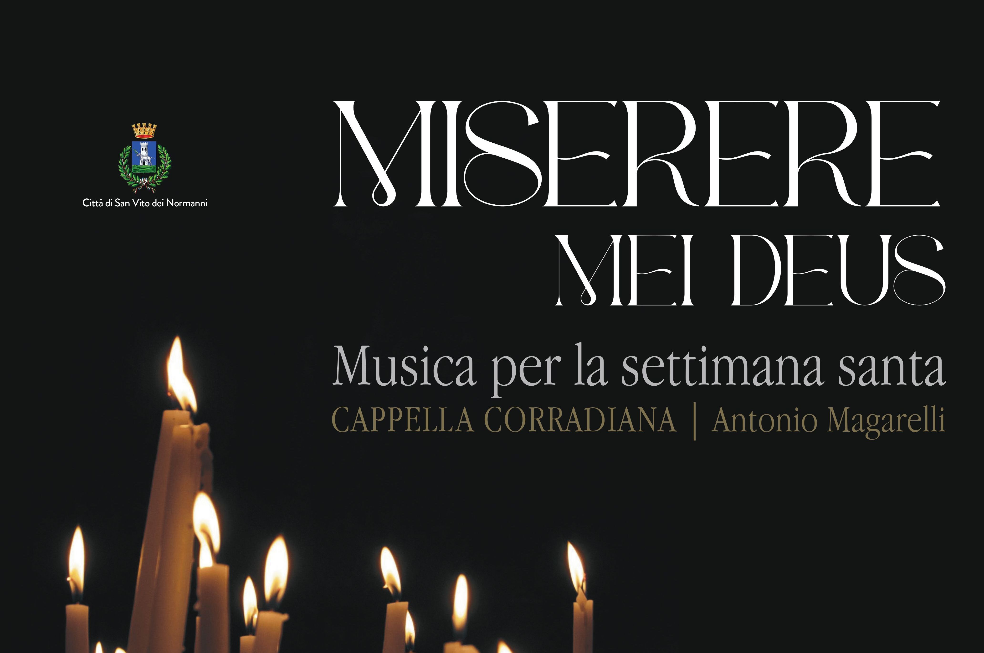 MISERERE MEI DEUS - Musica per la settimana santa