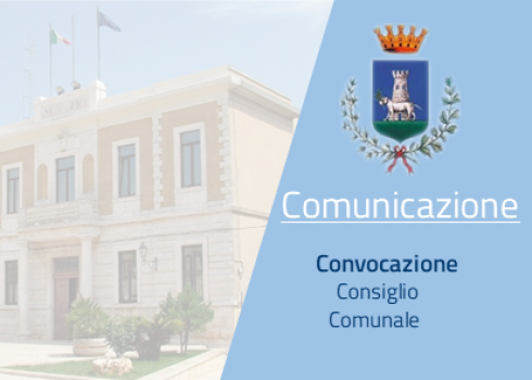 Convocazione Consiglio Comunale 