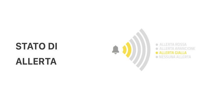 Allerta gialla idrogeologica e per temporali