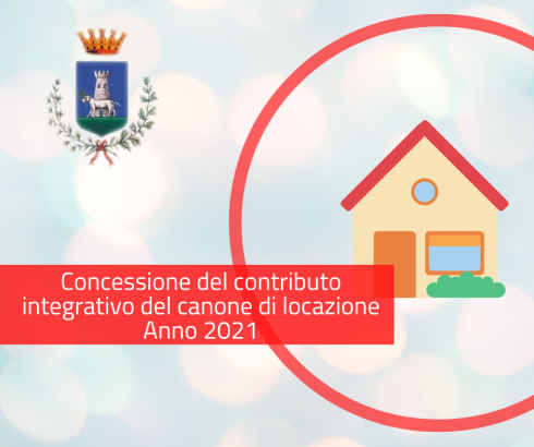 Bando per la concessione del contributo integrativo del canone di locazione - Anno 2021